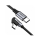Kabel UGREEN Kabel USB-C do USB-C kątowy 	US255 QC 3.0 PD 3A 60W 1m czarn